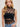 Sheer Floral Tank in Black