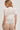 Lace Mock Neck Top in White