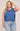 Kate Cotton Tank in Navy