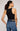 Ronan Ribbed Tank in Black