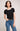 Shania Ringer Tee in Black