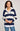 Idris Sweatshirt in Navy Stripe