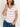 Striped V Neck Tee