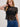 Lace Mock Neck Top in Black