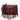 Ampere Creations- Dallas Classic Vegan Leather Western Fringe Crossbody Bag in Burgundy