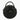 Circle Shoulder Crossbody Bag in Black