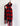 Cherie Bliss- Plush Checker Scarf in Navy and Red