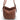 Darling Vegan Leather Shoulder Bag in Brown