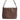 Darling- Leatherette Messenger Bag in Coffee Brown